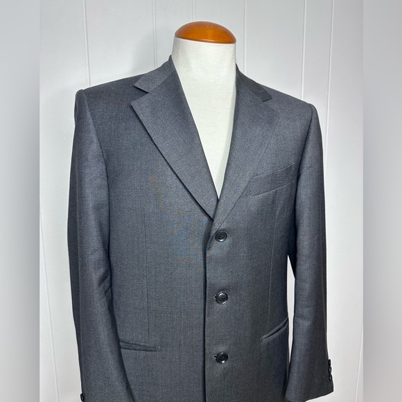 Pal Zileri Other - Pal Zileri REDA Super 100s Charcoal Wool Blazer
